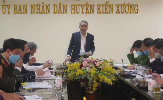   Kiểm tra thực hiện nhiệm vụ trọng tâm dịp tết Nguyên đán Nhâm Dần 2022 tại huyện Kiến Xương