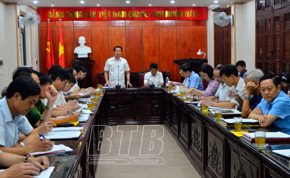   Đoàn Nh883 của Tỉnh ủy Nh88 đăng Nhập với thành phố Thái Bình