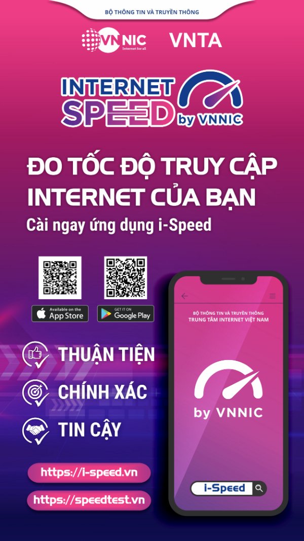  Ứng dụng i-Speed giúp người dùng tự đánh giá tốc độ truy cập Internet