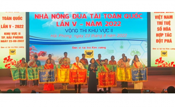   Hội Nông dân tỉnh đạt giải ba Hội thi Nhà nông đua tài Nh88 com Link lần thứ V, vòng thi khu vực II, năm 2022