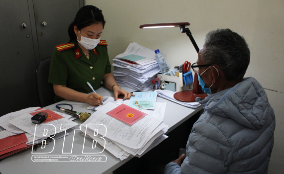   Công an huyện Thái Thụy: Nỗ lực cấp căn cước công dân gắn chíp điện tử