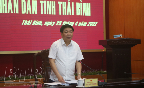   Họp hội đồng thẩm định chủ trương Nh88 vip Dự án tuyến đường từ thành phố Thái Bình đi cồn Vành