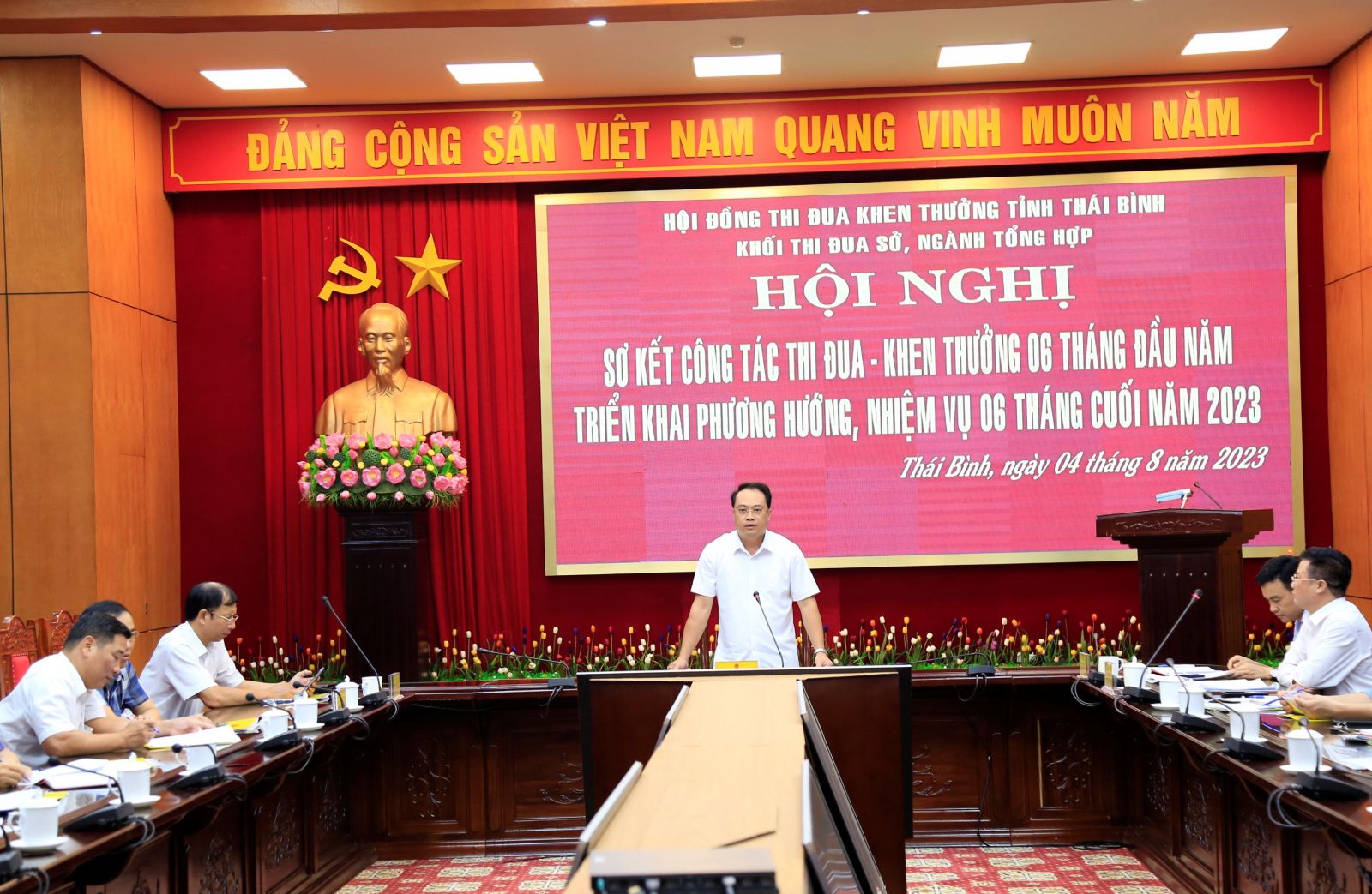   Khối thi đua các sở, ngành tổng hợp sơ kết Nh88 Nha cai thi đua, khen thưởng 6 tháng đầu năm