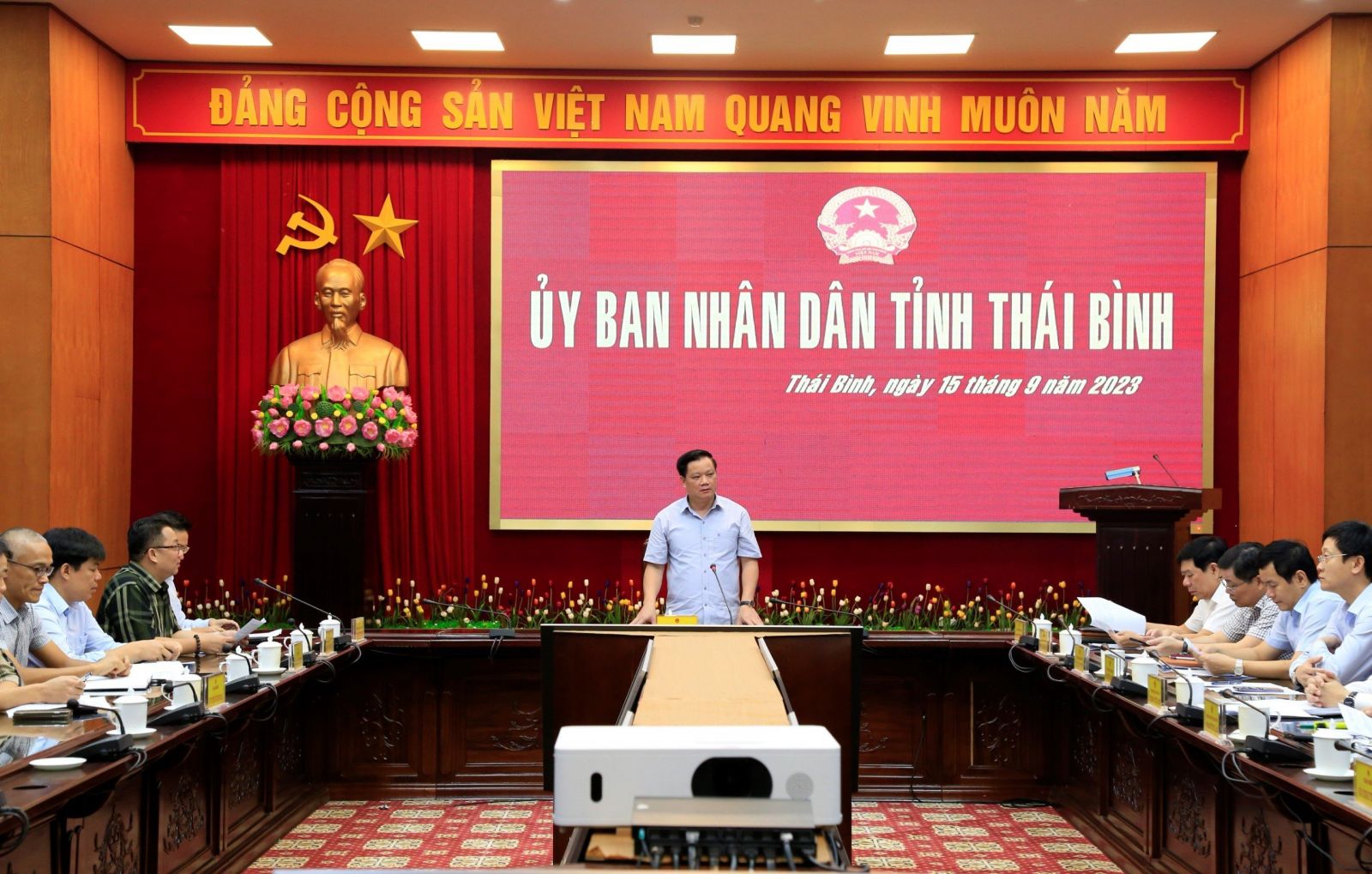   Nh88 casino tỉnh nghe báo cáo tình hình Nh88 casino Dự án Khu công nghiệp VSIP Thái Bình và Khu công nghiệp Thaco – Thái Bình