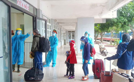   Hoàn thành đợt 1 đón công dân bị ảnh hưởng bởi dịch Covid-19 về tỉnh