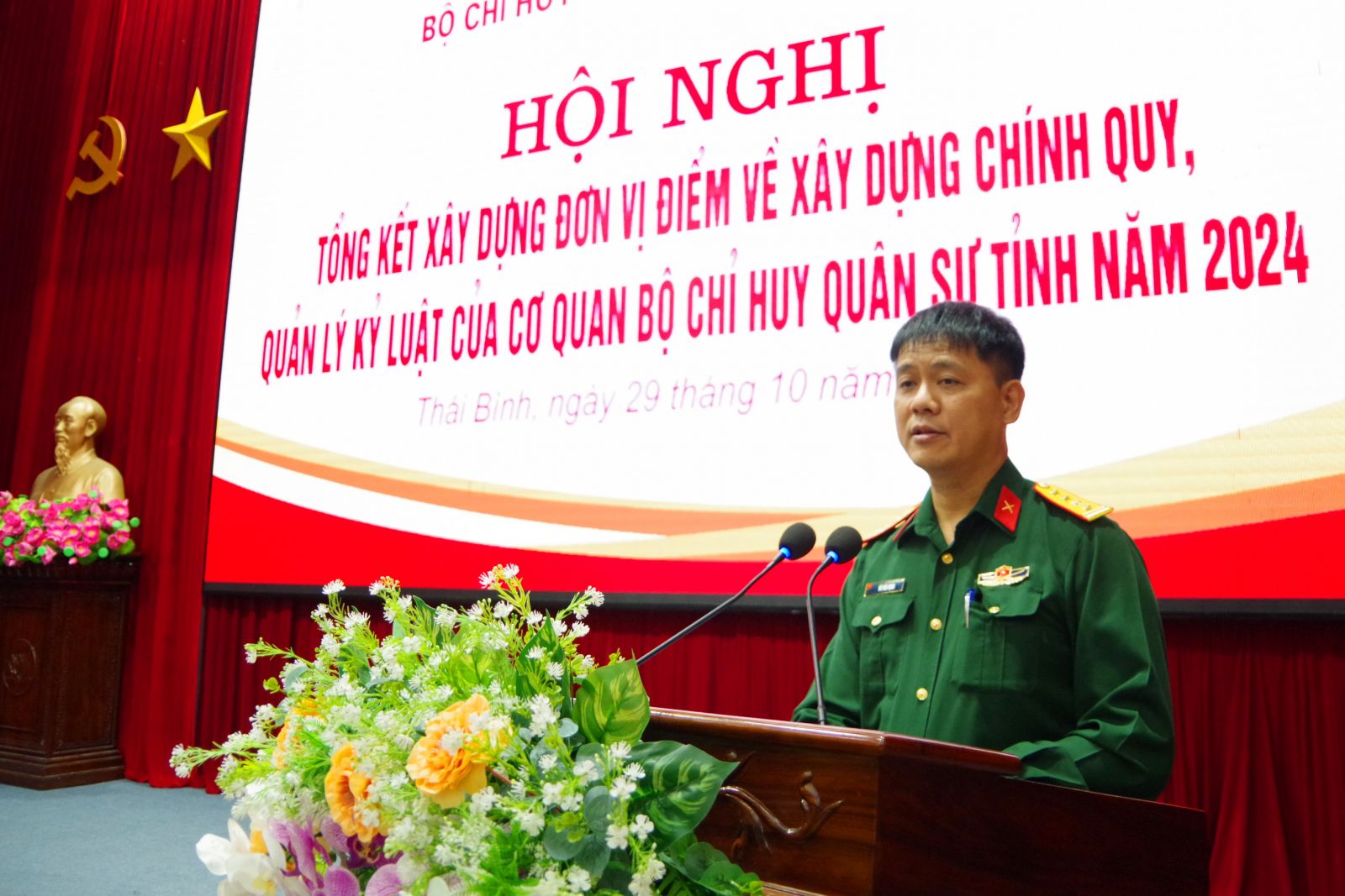   Bộ CHQS tỉnh:  Tổng kết Nh881 điểm về Nh881 chính quy, quản lý kỷ luật năm 2024