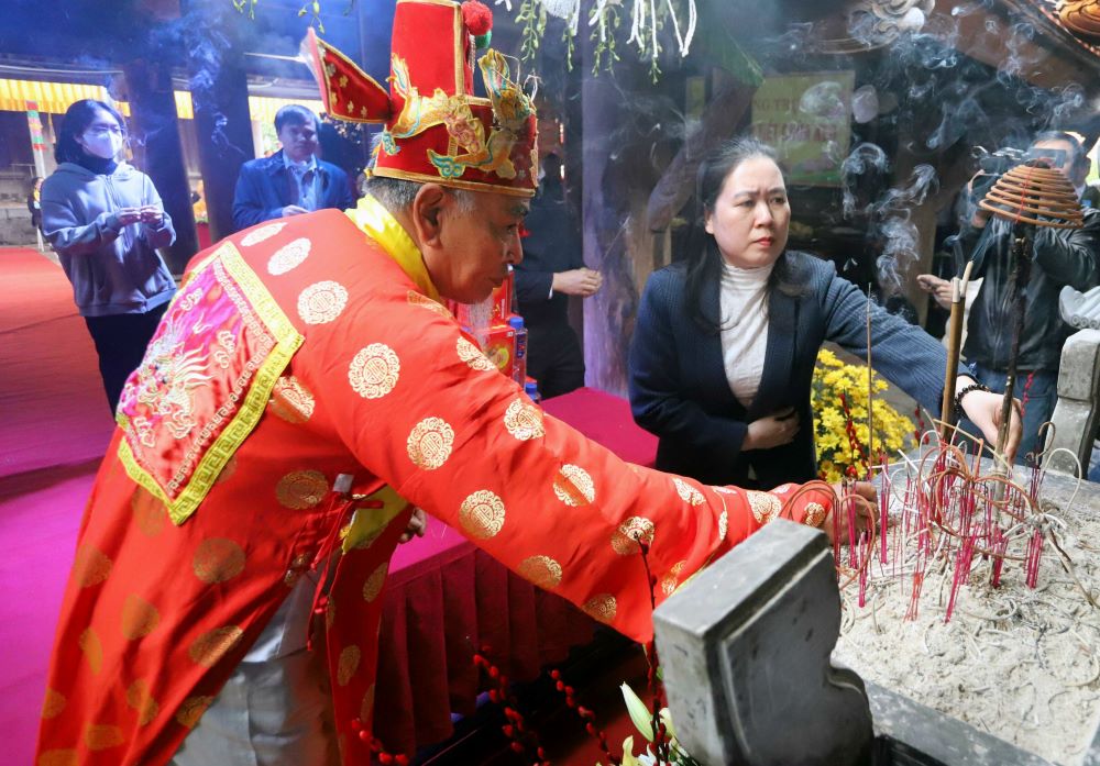   Thái Bình: Chùa Keo thu hút khoảng 40.000 lượt du khách trong ngày khai hội