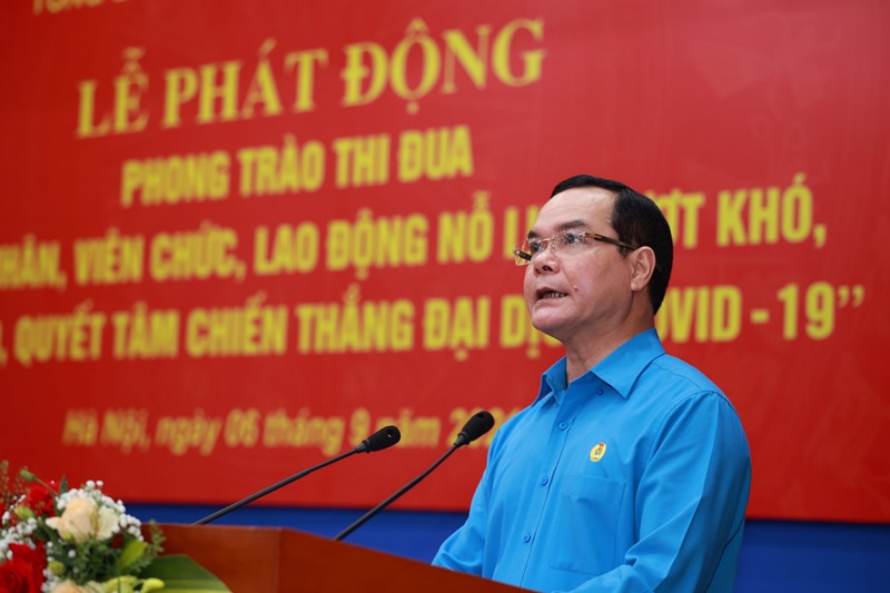   Phát động thi đua vượt khó, quyết tâm chiến thắng đại dịch Covid-19