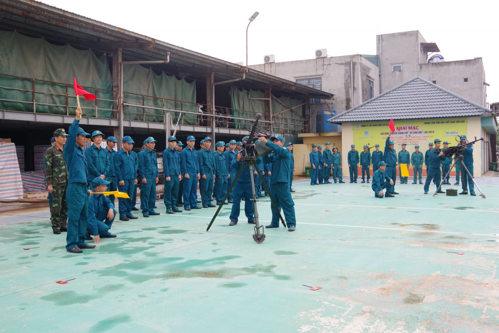   Tiền Hải: Nh88 dang Nhap huấn luyện dân quân binh chủng năm 2024