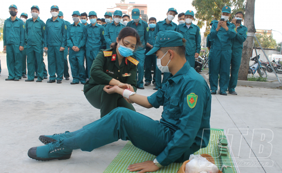   Vũ Thư: Tổ chức huấn luyện dân quân tự vệ năm thứ nhất