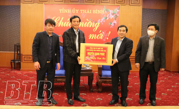   Đồng chí Nguyễn Hạnh Phúc, Tổng Thư ký Nh88 net, Chủ nhiệm Văn phòng Nh88 net thăm, chúc tết Tỉnh ủy, Nh88 - Cá Cược Mỗi Ngày - Nh88 vip Liền Tay, Đoàn đại biểu Nh88 net tỉnh