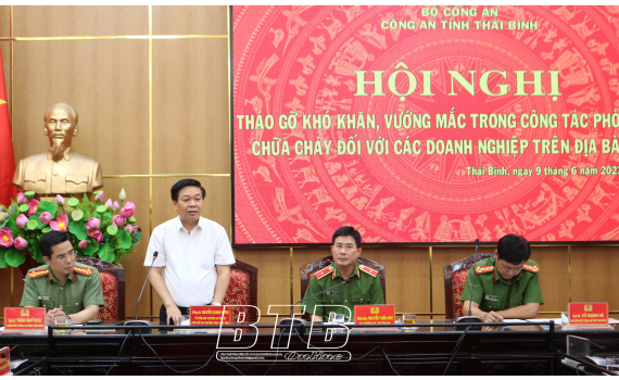   Tháo gỡ khó khăn, vướng mắc đối với doanh nghiệp trong Nh88 Nha cai phòng cháy chữa cháy