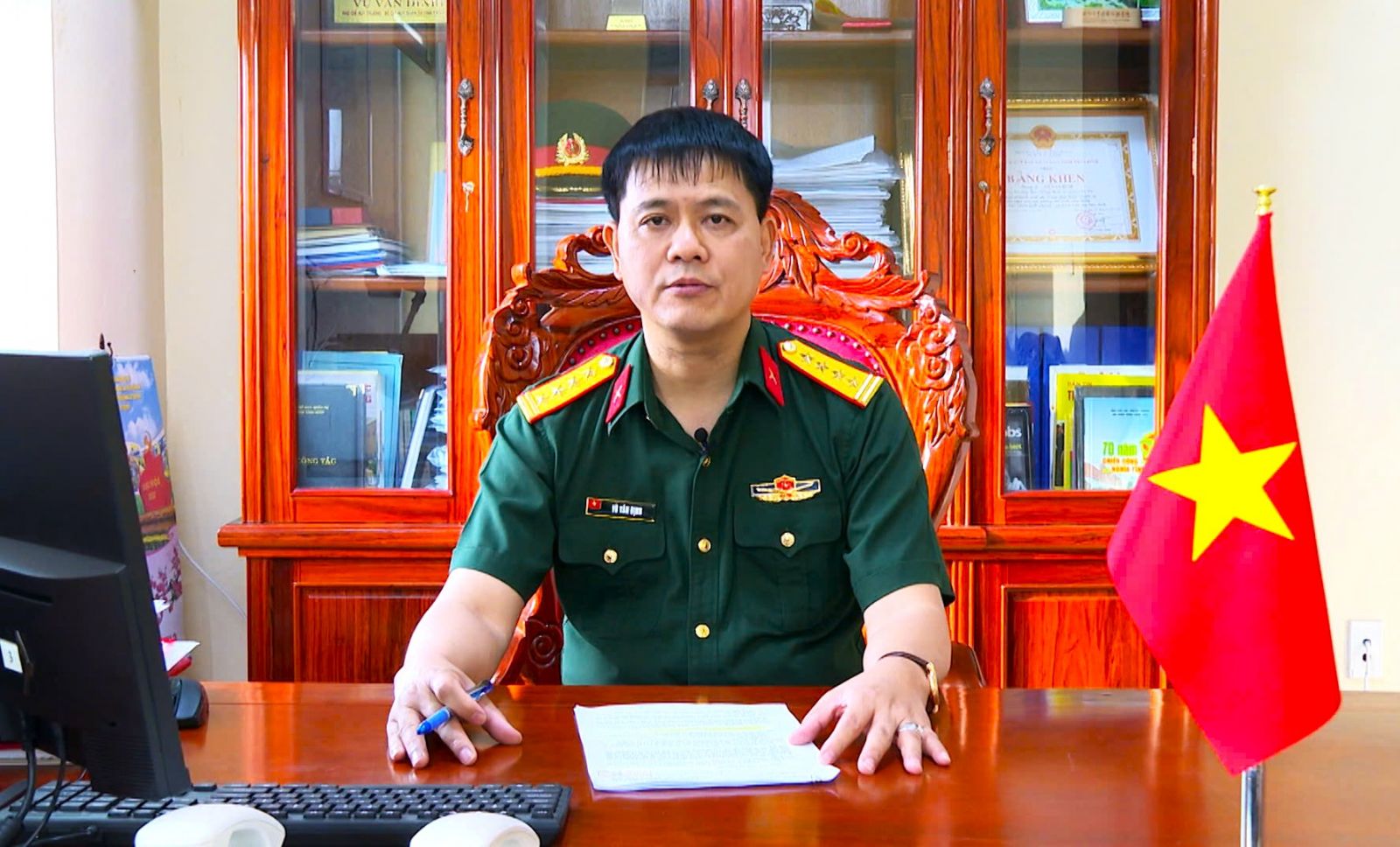   Tiếp nối truyền thống vẻ vang, Nh881 lực lượng vũ trang vững mạnh toàn diện, mẫu mực, tiêu biểu