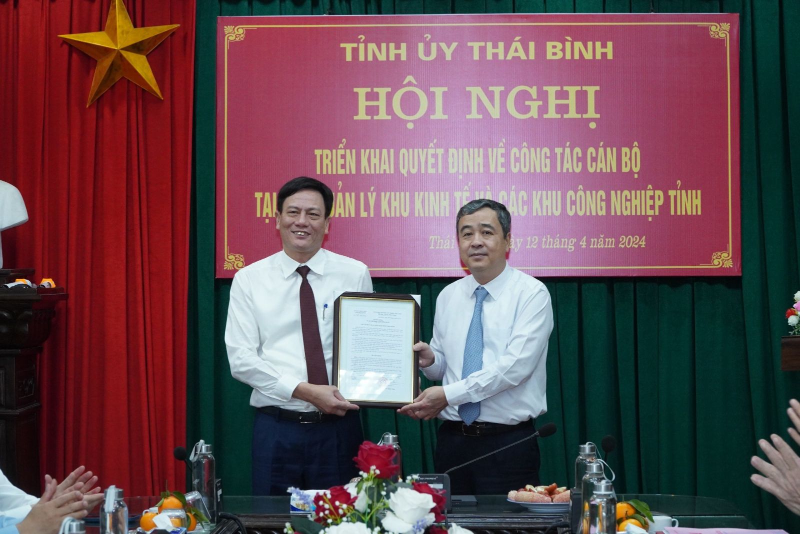   Triển khai quyết định điều động, bổ nhiệm Trưởng ban Quản lý Khu kinh tế và các khu công nghiệp tỉnh