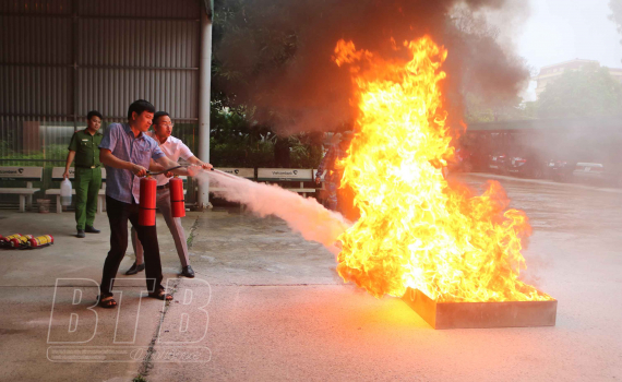   Tập huấn nghiệp vụ phòng cháy, chữa cháy