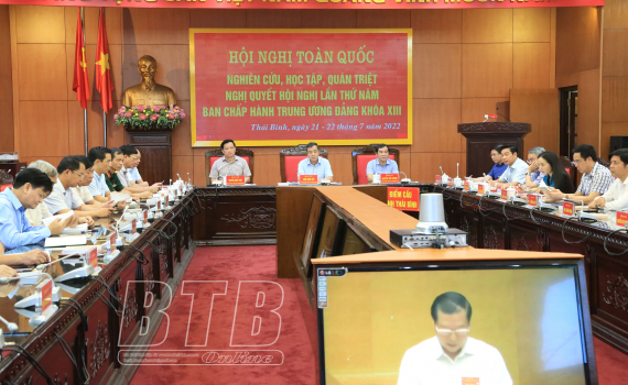   Thái Bình: Kết nối 303 điểm cầu nghiên cứu, học tập, quán triệt Nh88 casino Nh88 - Cá Cược Mỗi Ngày Trung ương 5 (khóa XIII)