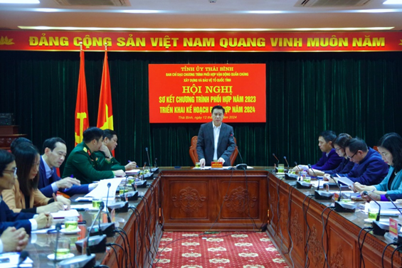   Sơ kết chương trình phối hợp vận động quần chúng Nh881 và bảo vệ Tổ quốc năm 2023