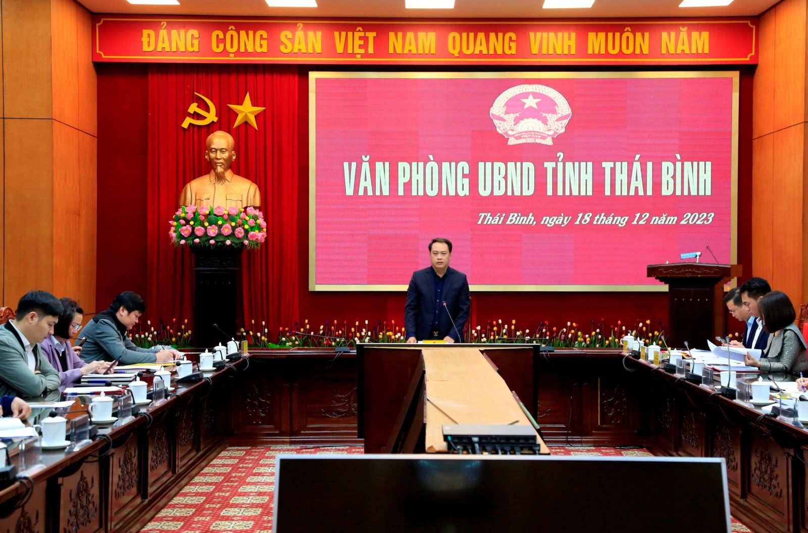   Đảng ủy Văn phòng Nh88 casino tỉnh tổ chức hội nghị kiểm điểm tập thể Ban Thường vụ Đảng ủy năm 2023