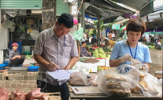   Giám sát mối nguy ô nhiễm thực phẩm