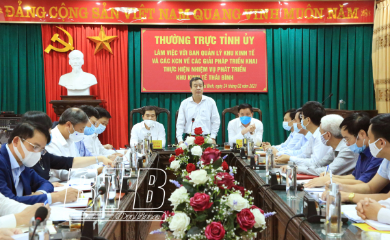   Thường trực Tỉnh ủy Nh88 đăng Nhập với Ban quản lý Khu kinh tế và các khu công nghiệp tỉnh