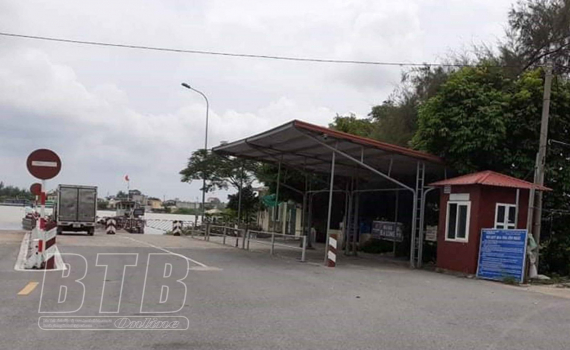   Hoạt động trở lại bến phà Cồn Nhất gắn với phòng, chống dịch Covid 19