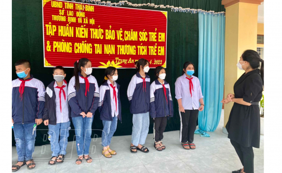   Tập huấn kiến thức, kỹ năng phòng, chống tai nạn thương tích trẻ em