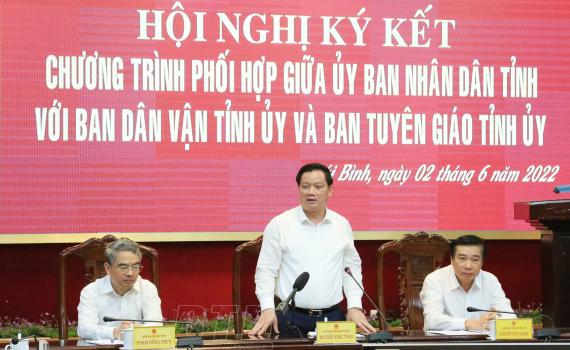   Ký kết chương trình phối hợp giữa Ban Cán sự đảng Nh88 casino tỉnh, Nh88 casino tỉnh với Ban Dân vận Tỉnh ủy và Ban Tuyên giáo Tỉnh ủy