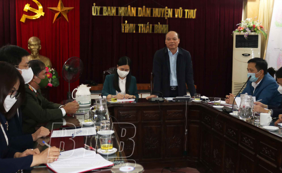   Kiểm tra, chỉ đạo Nh88 Nha cai phòng, chống dịch tại huyện Vũ Thư