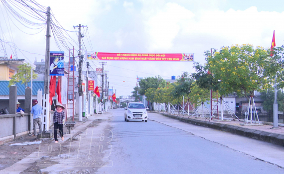   Kiến Xương phấn đấu năm 2022 có thêm 3 xã đạt nông thôn mới nâng cao