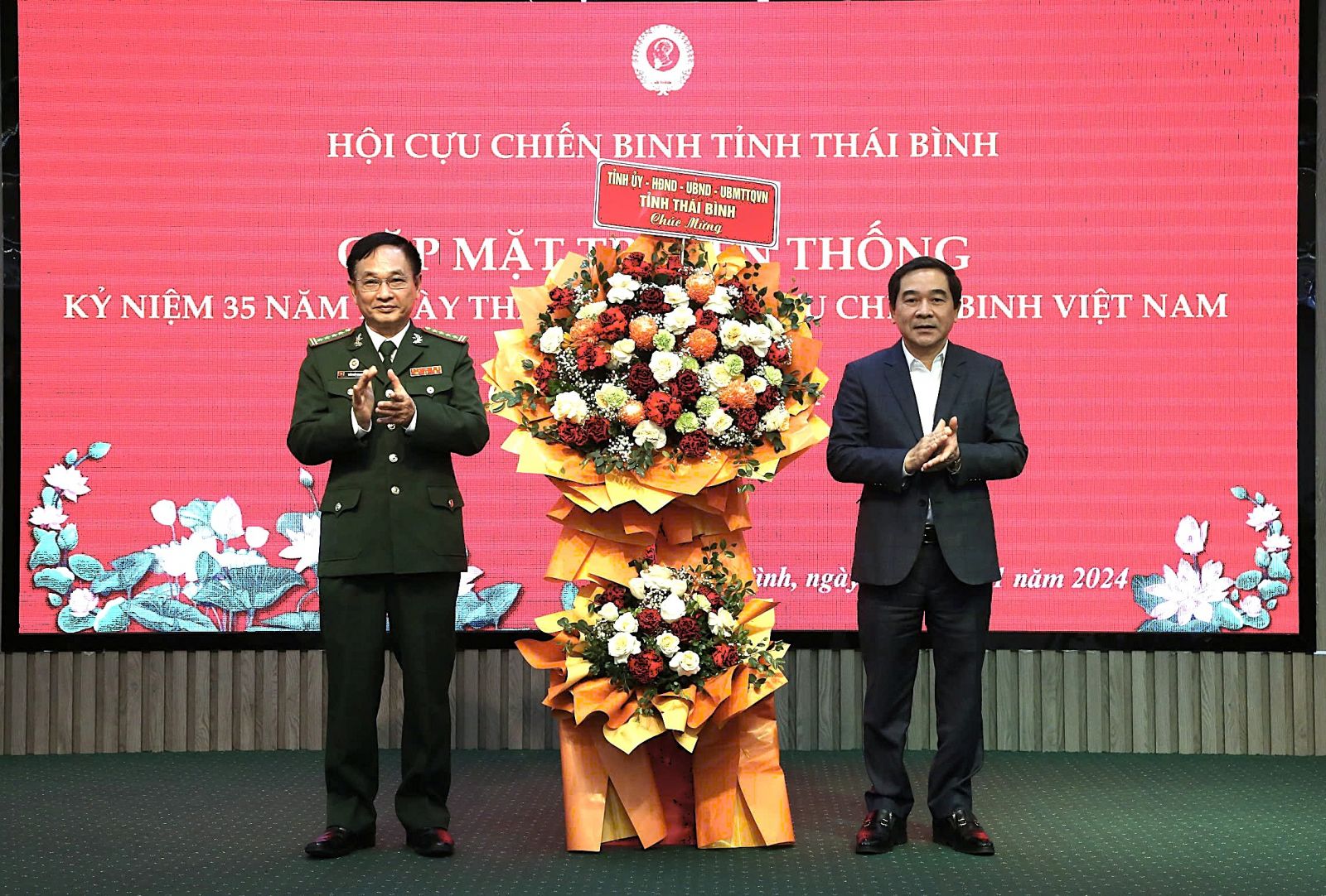   Cựu chiến binh Thái Bình là lực lượng chính trị đi đầu tham gia Nh881 Đảng, chính quyền trong sạch, vững mạnh