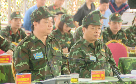   Luyện tập vận hành cơ chế phục vụ diễn tập khu vực phòng thủ tỉnh