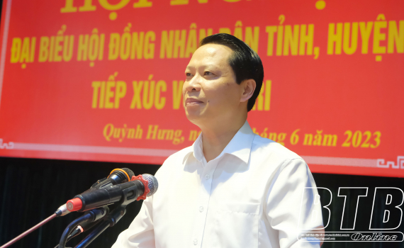   Cử tri huyện Quỳnh Phụ quan tâm đến vấn đề Nh88 con