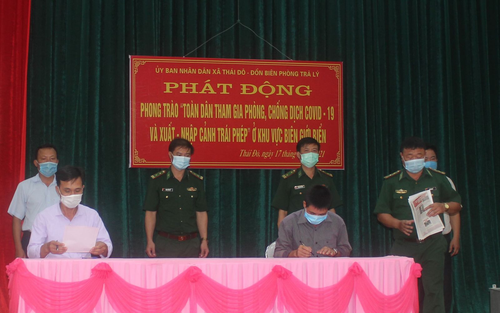   Phát động phong trào “Toàn dân tham gia phòng, chống dịch Covid-19 và phòng, chống xuất nhập cảnh trái phép” ở khu vực biên giới