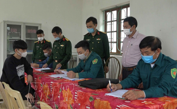  Tiền Hải: Tổ chức sơ tuyển nghĩa vụ quân sự năm 2022