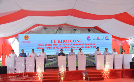   Nh881 Nh88 con dự lễ khởi công Dự án Nh88 vip Nh881 tuyến đường vành đai phía Nam thành phố Thái Bình