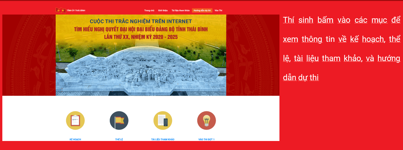   Thái Bình: Ra mắt phần mềm Cuộc thi trắc nghiệm tìm hiểu Nh88 casino Đại hội Đại biểu Đảng bộ tỉnh nhiệm kỳ 2020 – 2025