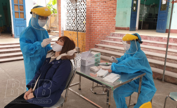   Quỳnh Phụ: Kịp thời truy vết, khoanh vùng, quyết tâm không để các ca F0 lây lan trong cộng đồng
