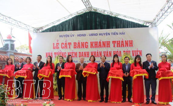   Khánh thành nhà tưởng niệm danh nhân Nh88 com Bùi Viện
