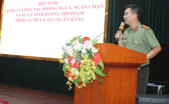   Chủ động phòng ngừa, ngăn chặn và xử lý tình huống tội phạm trộm, cướp ngân hàng