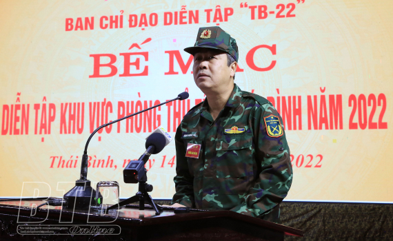   Diễn tập khu vực phòng thủ tỉnh Thái Bình năm 2022 thành công tốt đẹp