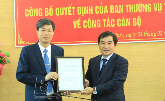   Nh883 quyết định của Ban Thường vụ Tỉnh ủy về Nh88 Nha cai cán bộ