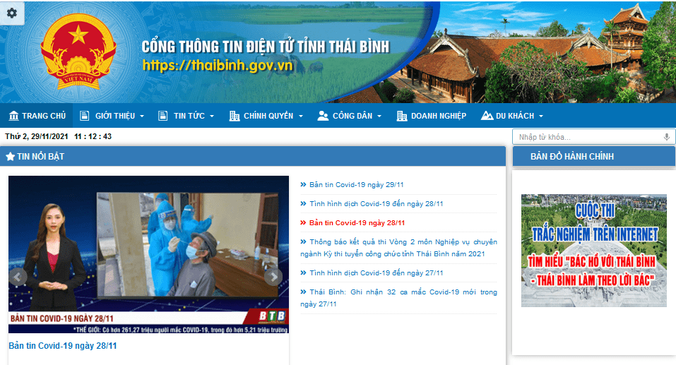   Cuộc thi trắc nghiệm trên Internet  tìm hiểu 