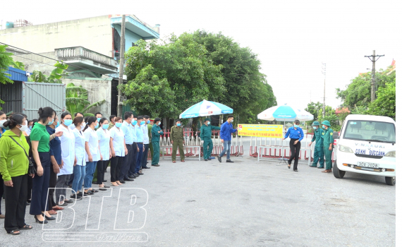   Tiền Hải: Gỡ bỏ phong tỏa cụm dân cư số 7 thôn Thanh Lâm, xã Đông Minh