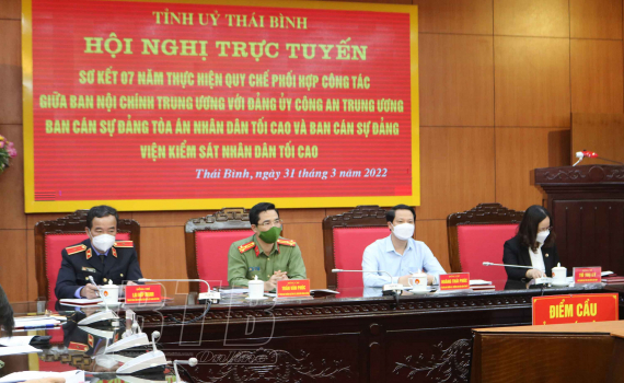   Sơ kết thực hiện quy chế phối hợp Nh88 Nha cai giữa các cơ quan khối Nội chính trung ương