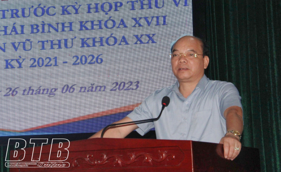   Cử tri Vũ Thư kiến nghị sớm có giải pháp chấm dứt tình trạng thiếu nước sạch ở một số Nh88