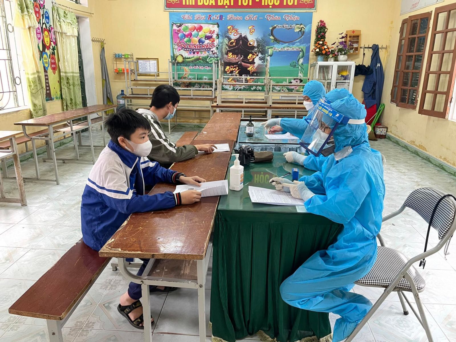   Thành Phố Thái Bình tổ chức tiêm vắc xin phòng covid-19 cho trẻ từ đủ 12 đến 18 tuổi