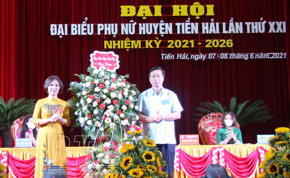   Đại hội đại biểu phụ nữ huyện Tiền Hải lần thứ XXI nhiệm kỳ 2021 - 2026