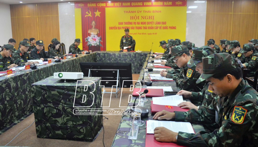   Tăng cường tiềm lực quốc phòng, Nh881 khu vực phòng thủ thành phố Thái Bình vững mạnh trong tình hình mới