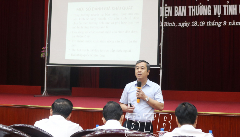   Bồi dưỡng, cập nhật kiến thức đối với cán bộ diện Ban Thường vụ Tỉnh ủy quản lý