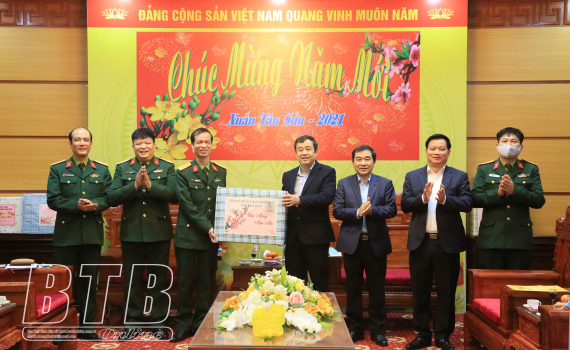   Các Nh881 lãnh đạo tỉnh thăm, chúc tết, kiểm tra Nh88 Nha cai sẵn sàng chiến đấu tại Bộ CHQS tỉnh và một số đơn vị trực thuộc